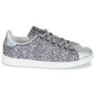 Baskets basses argent&eacute;es Victoria DEPORTIVO BASKET GLITTER pour femme - Taille 2