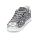 Baskets basses argent&eacute;es Victoria DEPORTIVO BASKET GLITTER pour femme - Taille 3