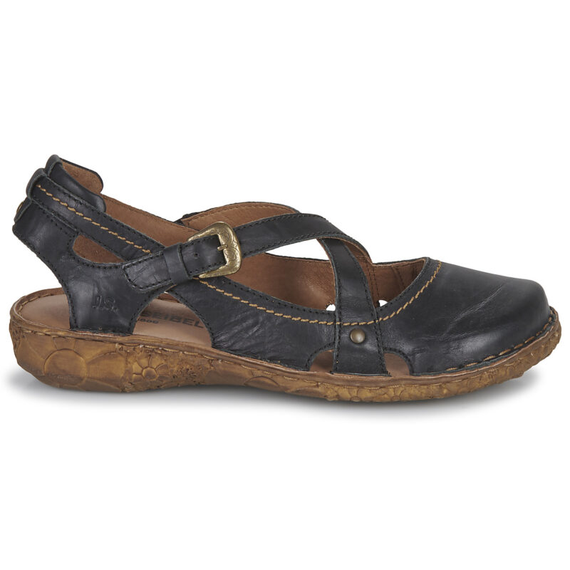 Josef Seibel ROSALIE 13 Schwarze Damen-Ballerinas - Gr&ouml;&szlig;e 2
