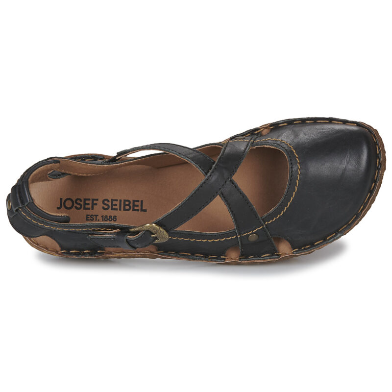 Josef Seibel ROSALIE 13 Schwarze Damen-Ballerinas - Gr&ouml;&szlig;e 6