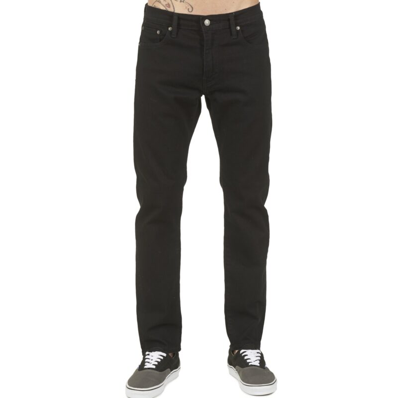 Jean fusel&eacute; Levis 502 REGULAR TAPERED Jean fusel&eacute; noir pour homme - 3