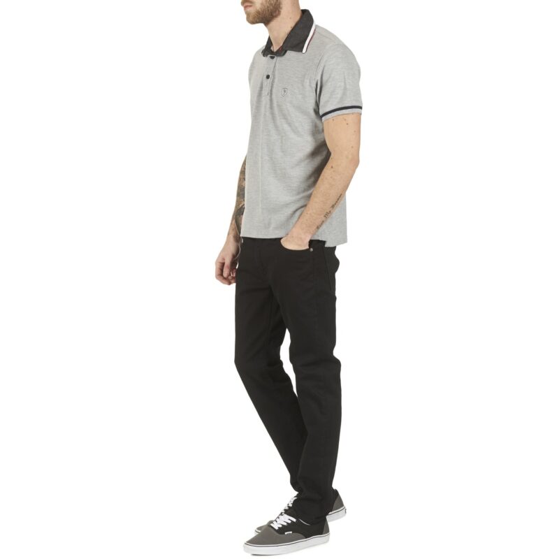 Jean fusel&eacute; Levis 502 REGULAR TAPERED Jean fusel&eacute; noir pour homme - 4