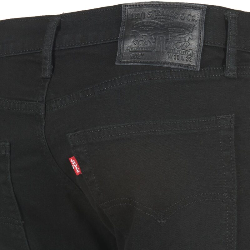 Jean fusel&eacute; Levis 502 REGULAR TAPERED Jean fusel&eacute; noir pour homme - 8
