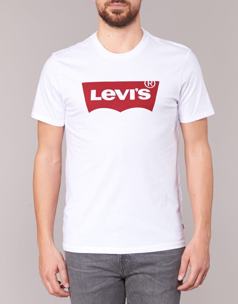 T-Shirt Levis Wei&szlig;es Herren-T-Shirt mit kurzem &Auml;rmel und Grafikprint - 4