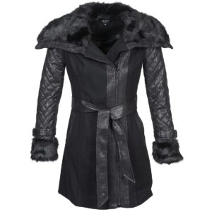 Mantella  Morgan  GEFROU  Nero -  Mantelle Donna