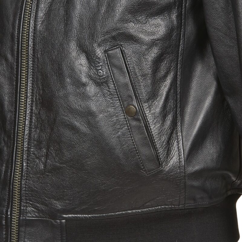 Lederjackeelle Schott FELIATO Schwarze Jacken in pelle Mann - 7