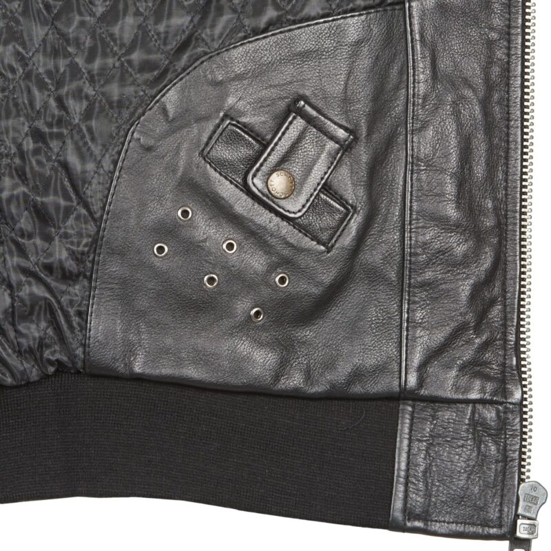 Lederjackeelle Schott FELIATO Schwarze Jacken in pelle Mann - 8