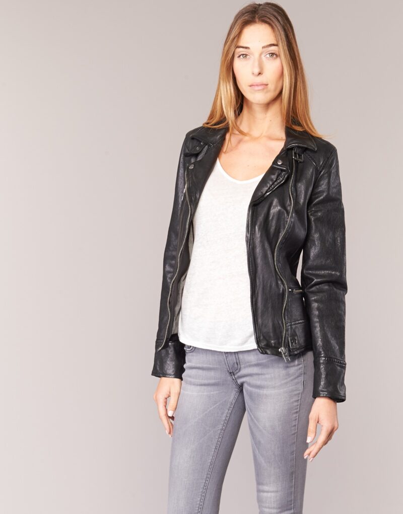 Giacca in pelle Oakwood VIDEO Nero Giacche in pelle Donna - 2