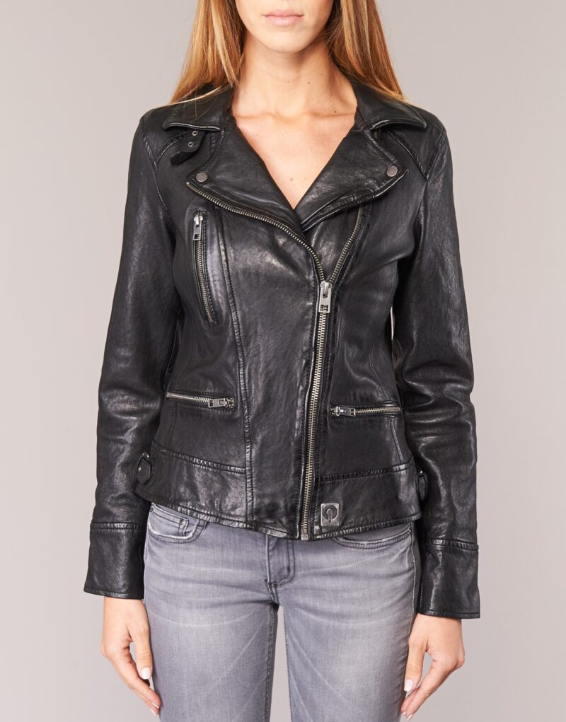 Giacca in pelle Oakwood VIDEO Nero Giacche in pelle Donna - 4