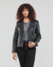 Giacca in pelle Betty London IGADITE Nero Giacche in pelle Donna - 2