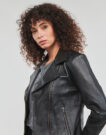 Giacca in pelle Betty London IGADITE Nero Giacche in pelle Donna - 5