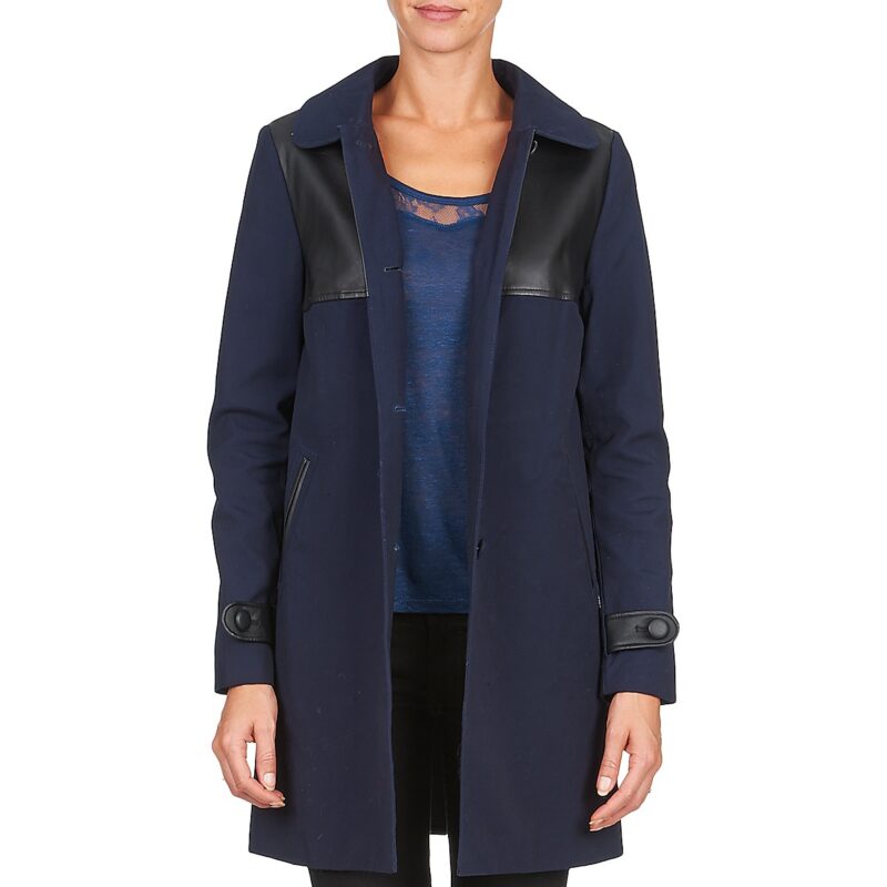 Mantella Naf Naf BAUNS Blu Mantelle Donna - 2