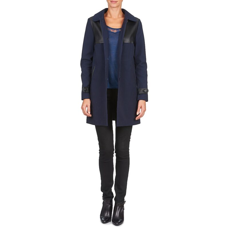 Mantella Naf Naf BAUNS Blu Mantelle Donna - 3