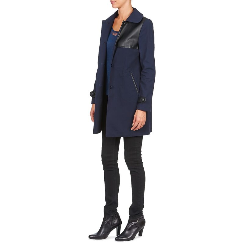 Mantella Naf Naf BAUNS Blu Mantelle Donna - 4