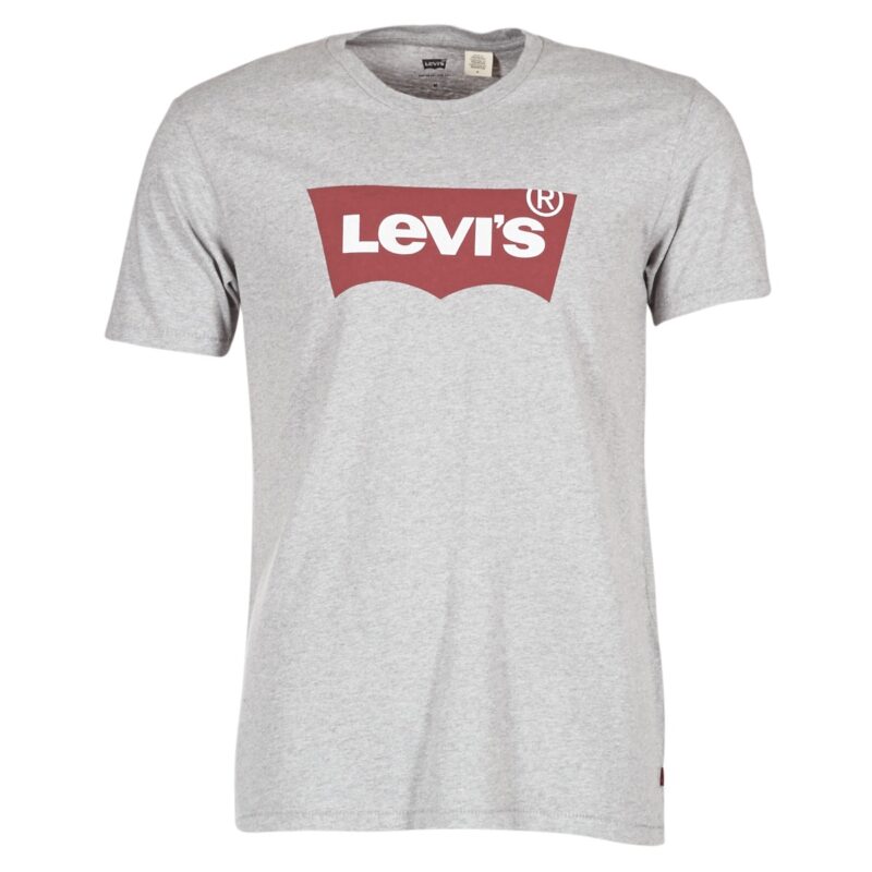 T-shirt Levis T-shirt &agrave; manches courtes gris pour homme avec motif imprim&eacute; - 1