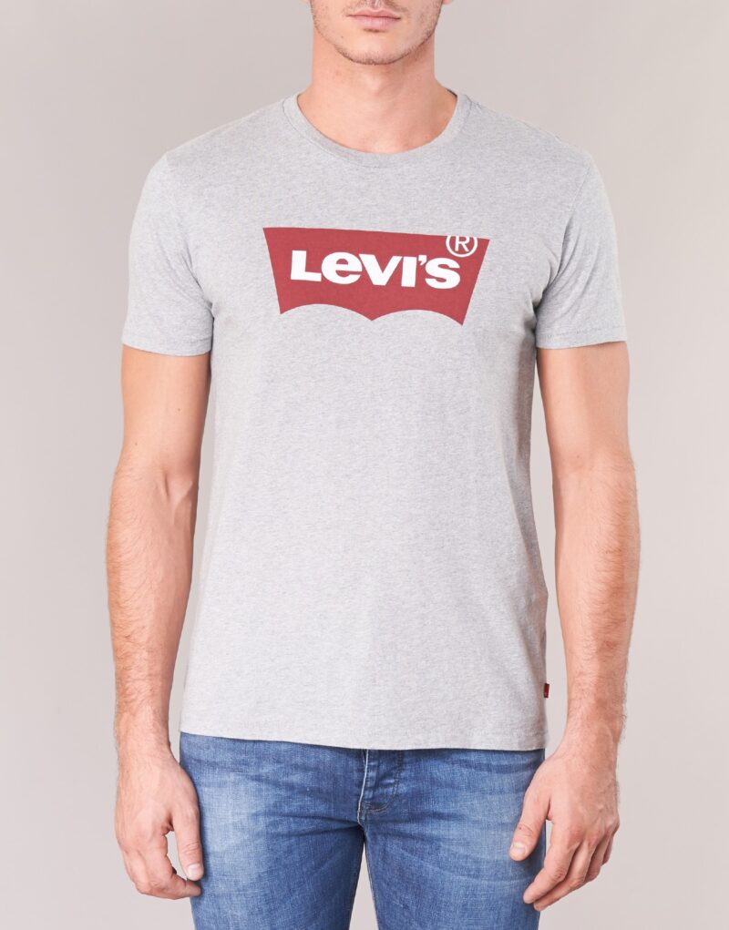 T-shirt Levis T-shirt &agrave; manches courtes gris pour homme avec motif imprim&eacute; - 4