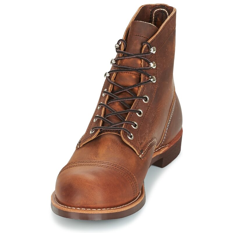 Red Wing IRON RANGER Copper / Rough Brown Men's Ankle Boots - 3