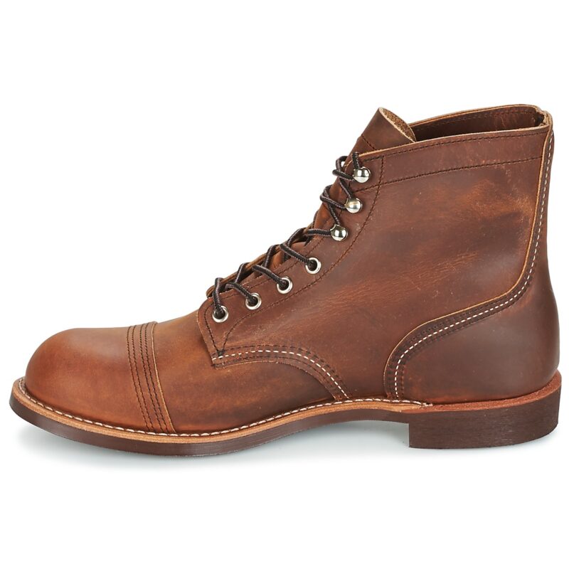 Red Wing IRON RANGER Copper / Rough Brown Men's Ankle Boots - 4