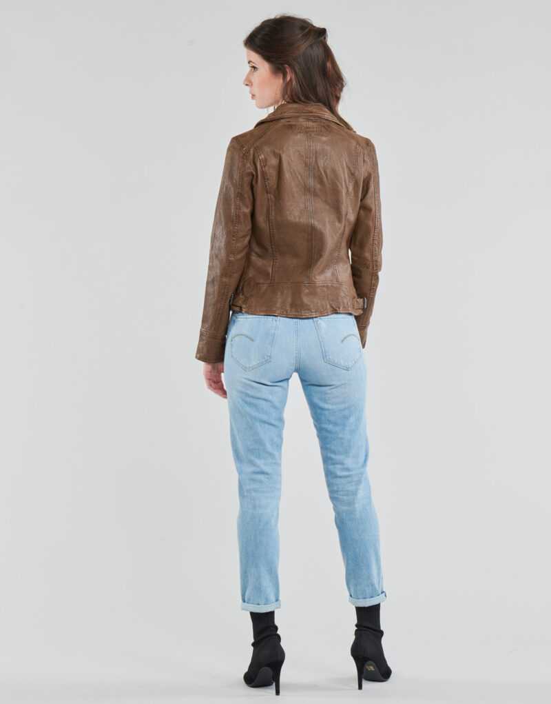 Giacca in pelle Oakwood VIDEO Marrone Giacche in pelle Donna - 4