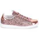 Victoria DEPORTIVO BASKET GLITTER Rose Baskets basses Femme - 2