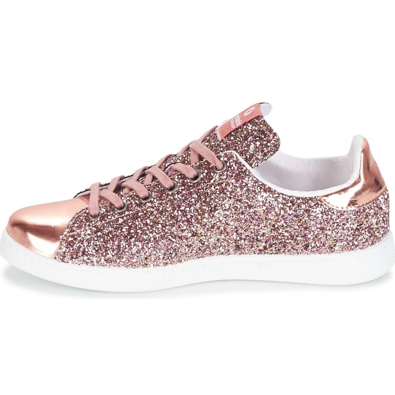 Victoria DEPORTIVO BASKET GLITTER Rose Baskets basses Femme - 4