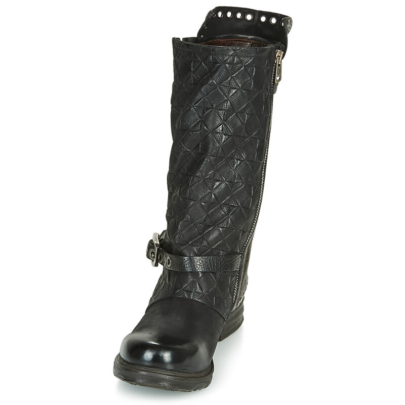 Airstep / AS98 SAINT EC BUCKLE Schwarze Stiefeletten f&uuml;r Damen - Gr&ouml;&szlig;e 3