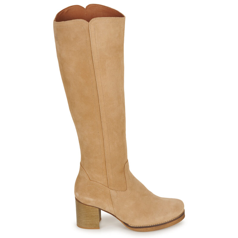 Casual Attitude HAPI Beige Heeled Boots Women - 2