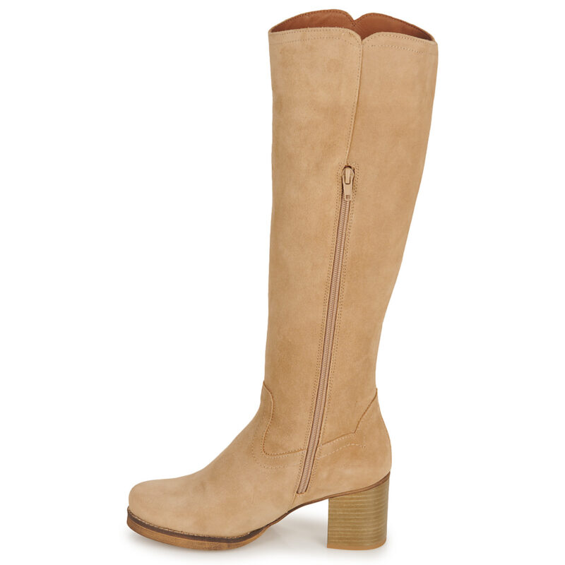 Casual Attitude HAPI Beige Heeled Boots Women - 4