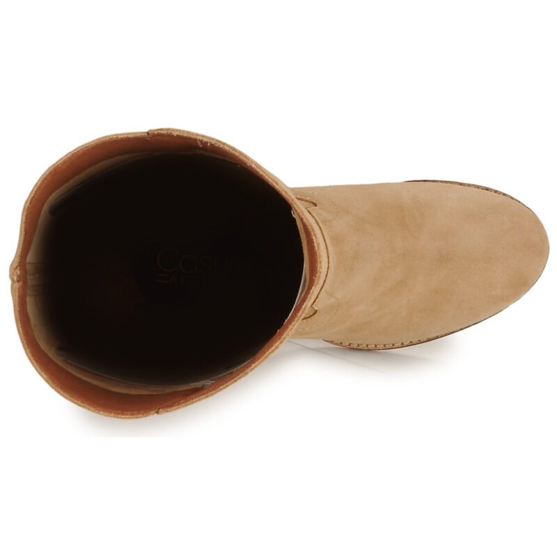 Casual Attitude HAPI Beige Heeled Boots Women - 6