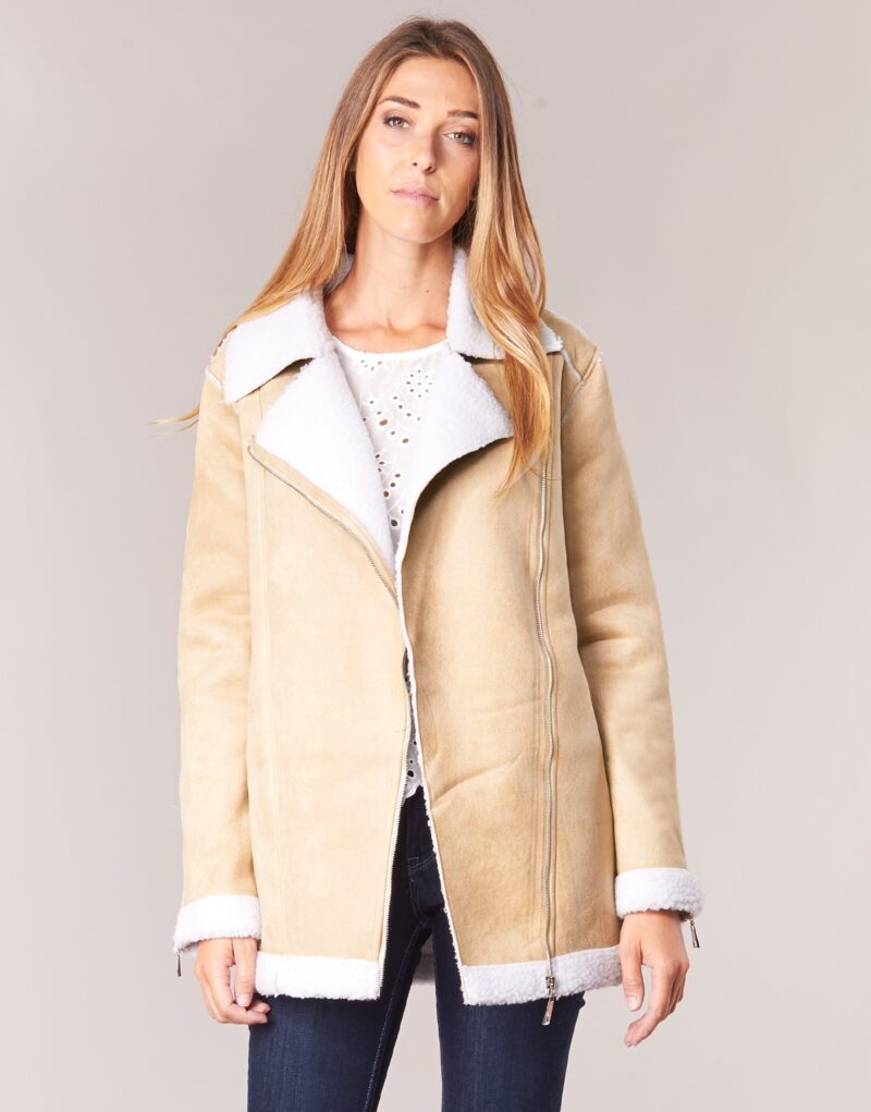 Mantella Betty London HARMI Beige Mantelle Donna - 2