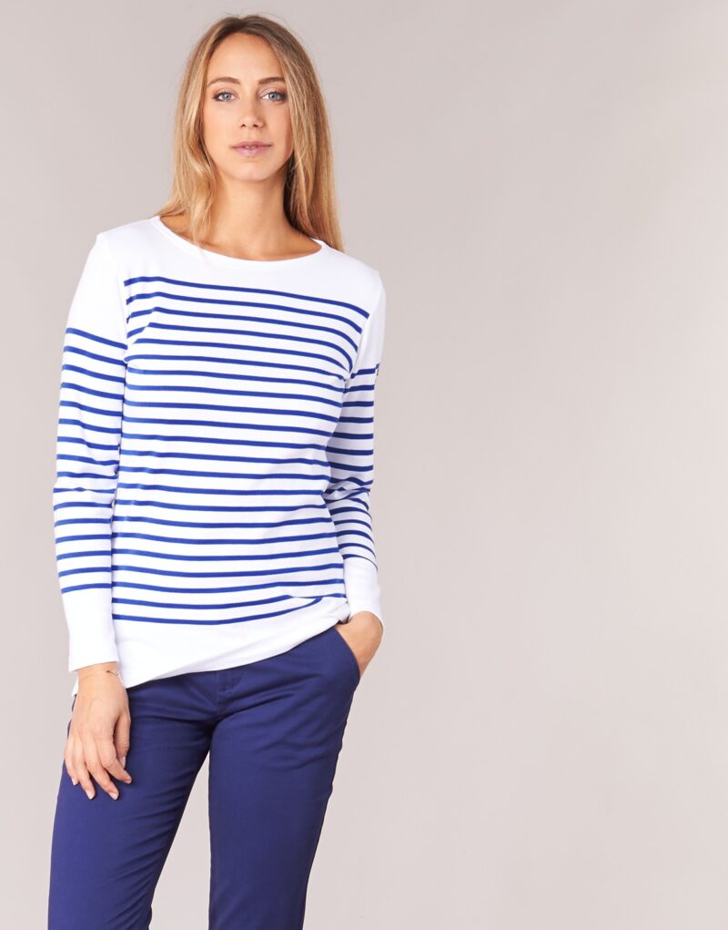 Long-sleeved T-shirts Armor Lux ROADY Bianco T-shirts a maniche lunghe Donna - 2