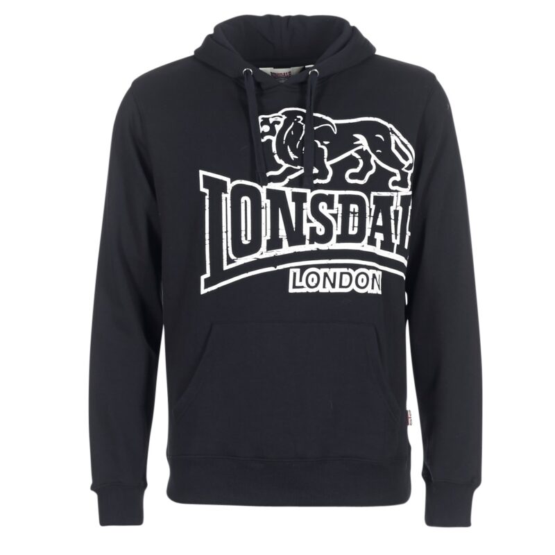 Felpe con cappuccio  Lonsdale  TADLEY  Nero -  Felpe con cappuccio Abbigliamento Uomo - 1