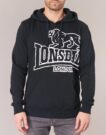 Felpe con cappuccio  Lonsdale  TADLEY  Nero -  Felpe con cappuccio Abbigliamento Uomo - 4