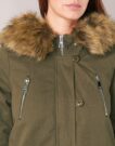 Parka Betty London HARI Kaki Parka Donna - 6