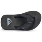 Quiksilver MONKEY ABYSS YT B SNDL XKKC Black Flip Flops for Boys - 6