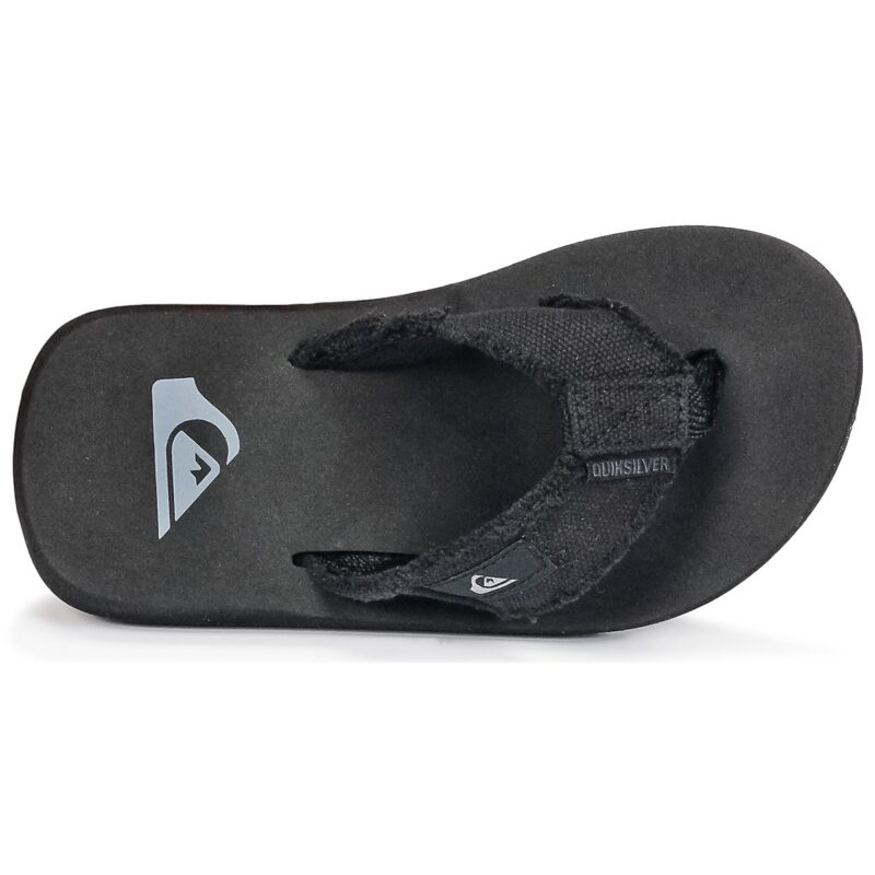 Quiksilver MONKEY ABYSS YT B SNDL XKKC Black Flip Flops for Boys - 6