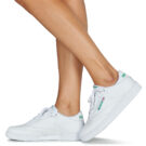 Zapatillas bajas Reebok Classic CLUB C 85 blancas para mujer - 8