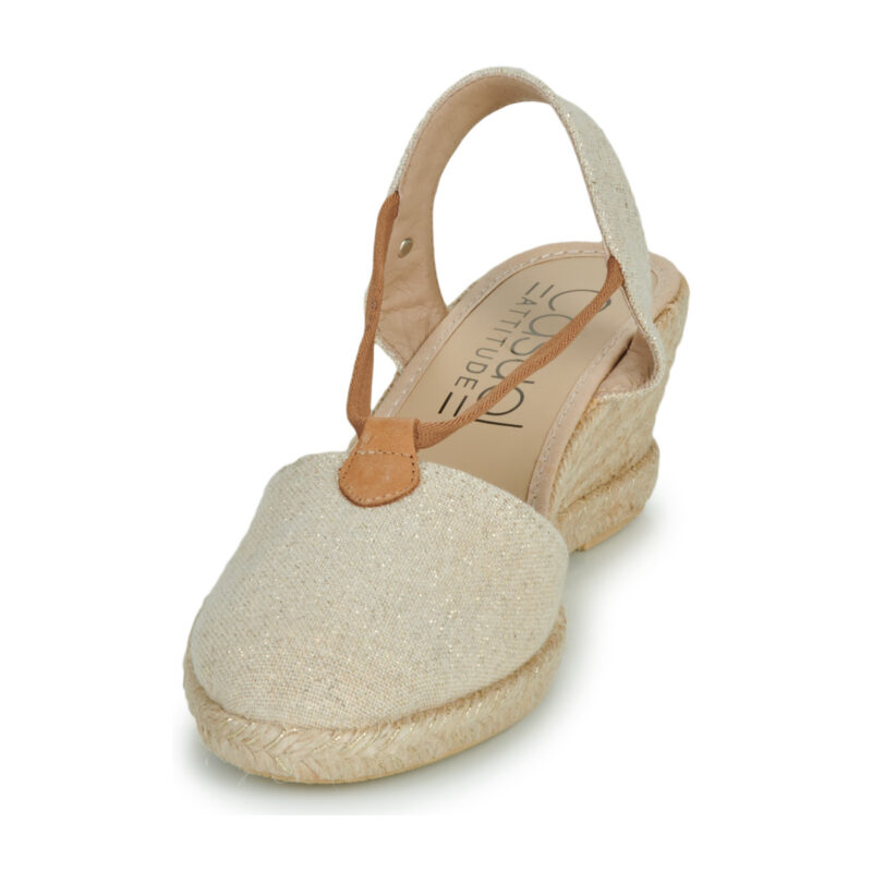 Casual Attitude IPOP Gold Espadrilles Women - 3