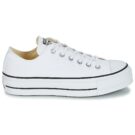 Converse Chuck Taylor All Star Lift Clean Ox Core Canvas White Low Sneakers Damen - 2