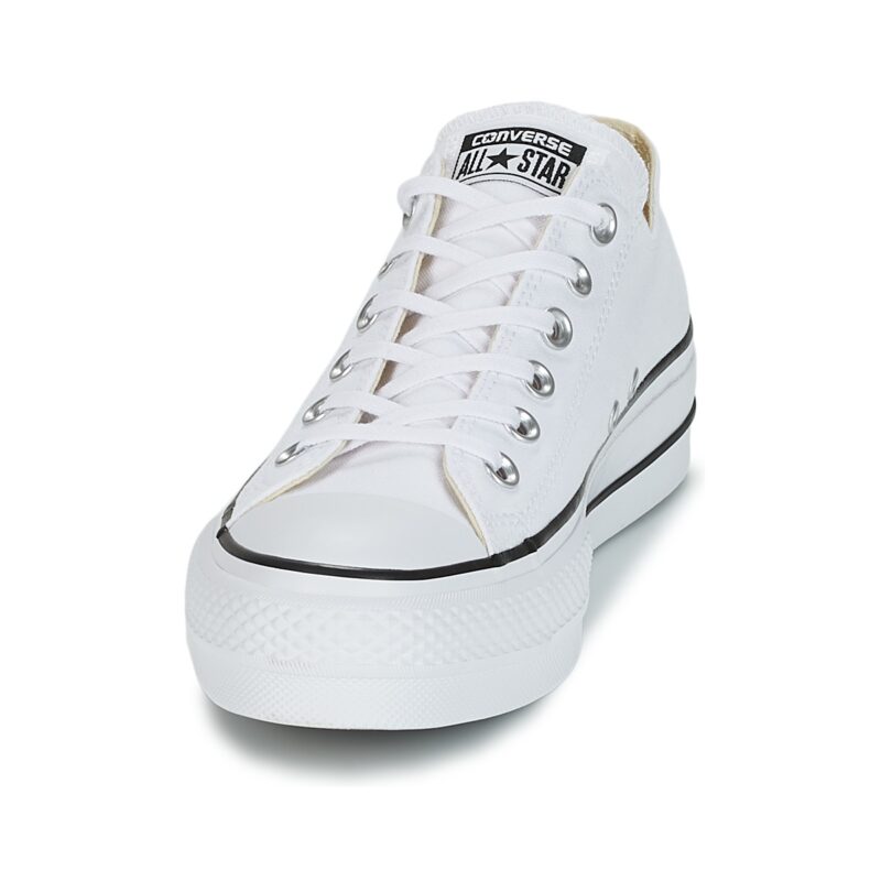Converse Chuck Taylor All Star Lift Clean Ox Core Canvas White Low Sneakers Damen - 3