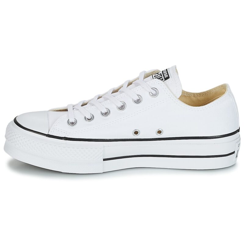 Converse Chuck Taylor All Star Lift Clean Ox Core Canvas White Low Sneakers Damen - 4