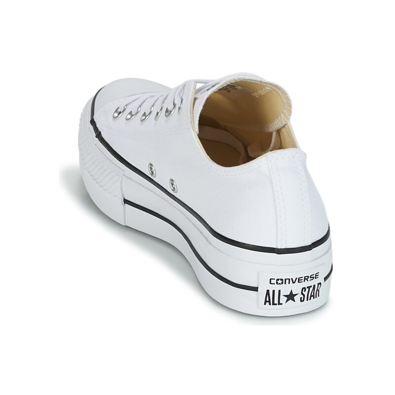 Converse Chuck Taylor All Star Lift Clean Ox Core Canvas White Low Sneakers Damen - 5