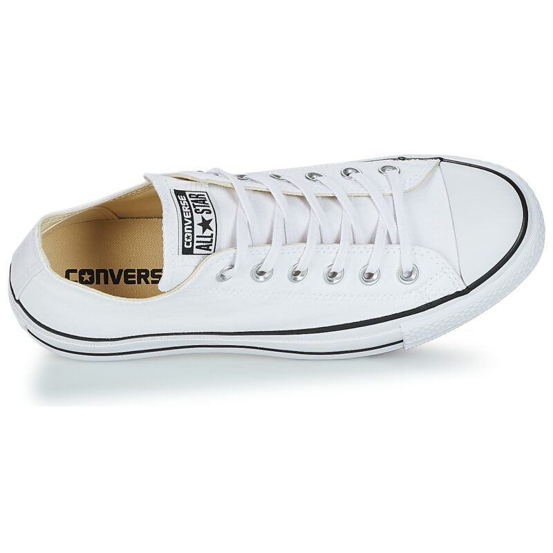 Converse Chuck Taylor All Star Lift Clean Ox Core Canvas White Low Sneakers Damen - 6
