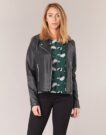 Giacca in pelle  Vila  VICARA  Nero Giacche in pelle Donna - 2