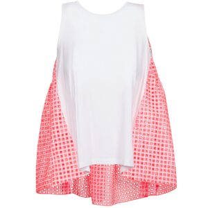Top  Manoush  AJOURE CARRE  Bianco -  Top Donna
