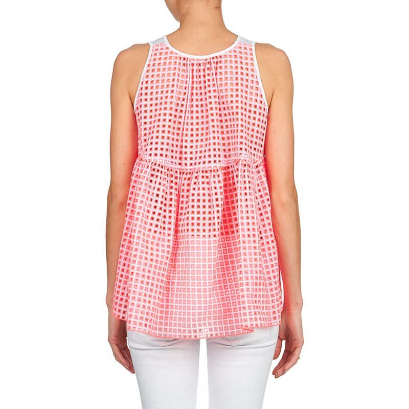 Top  Manoush  AJOURE CARRE  Bianco Top Donna - 2