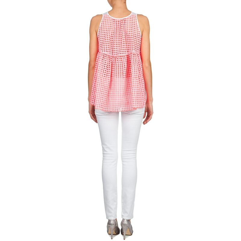 Top  Manoush  AJOURE CARRE  Bianco Top Donna - 3