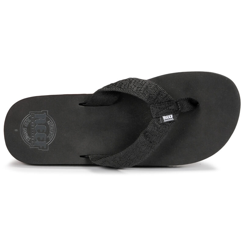 Tongs Reef SMOOTHY noires pour hommes - Taille 6