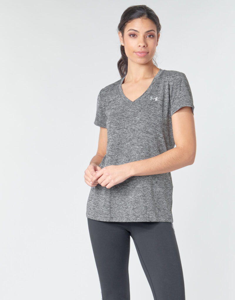 T-shirt Under Armour TECH SSV - TWIST Grigio T-shirt maniche corte Donna - 2