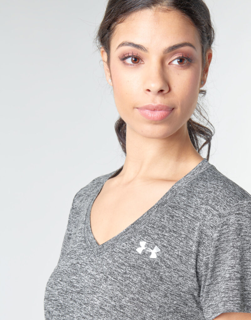 T-shirt Under Armour TECH SSV - TWIST Grigio T-shirt maniche corte Donna - 5